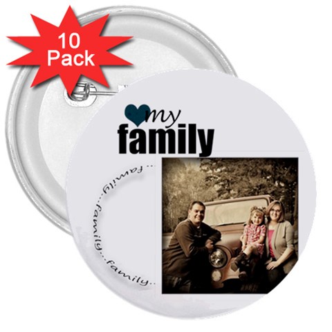 Family Button By Amanda Bunn Front