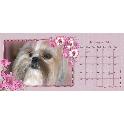 Pretty As A Picture Desktop Calendar By Deborah Jan 2024