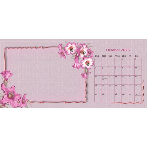 Pretty As A Picture Desktop Calendar By Deborah Oct 2026