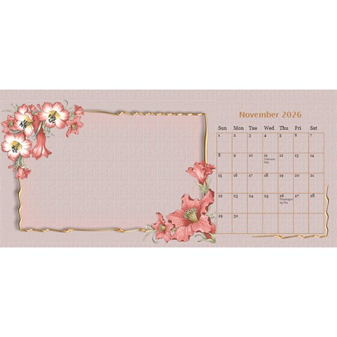 Pretty As A Picture Desktop Calendar By Deborah Nov 2026