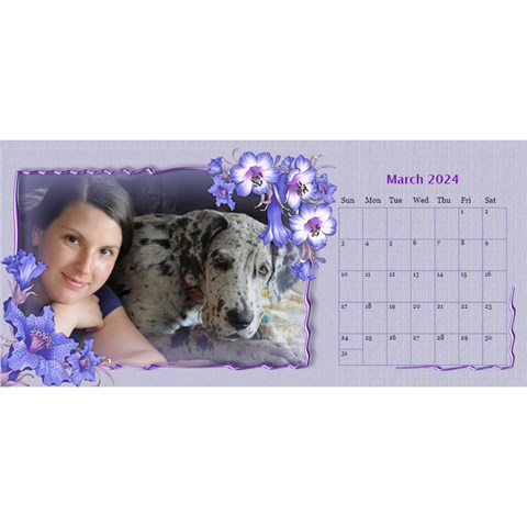 Pretty As A Picture Desktop Calendar By Deborah Mar 2024