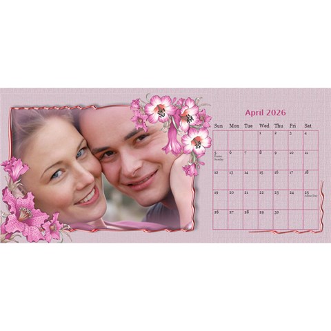 Pretty As A Picture Desktop Calendar By Deborah Apr 2026