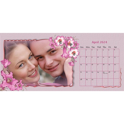 Pretty As A Picture Desktop Calendar By Deborah Apr 2024