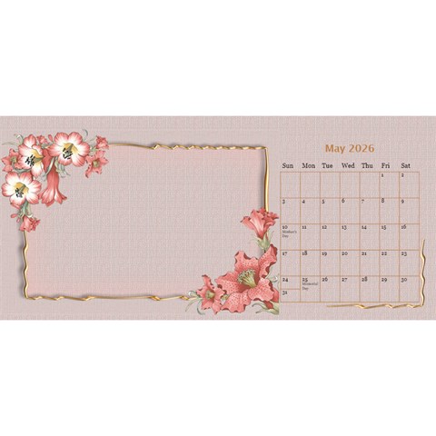 Pretty As A Picture Desktop Calendar By Deborah May 2026