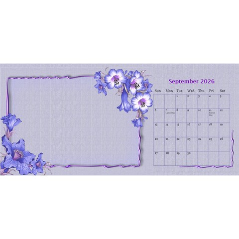 Pretty As A Picture Desktop Calendar By Deborah Sep 2026