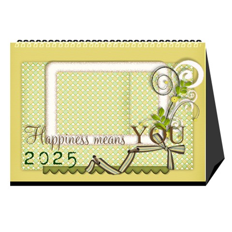 2025 Desktop Calendar 8 5x6 By Angel Cover