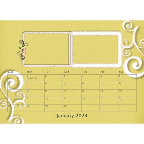 2024 Desktop Calendar 8 5x6 By Angel Jan 2024