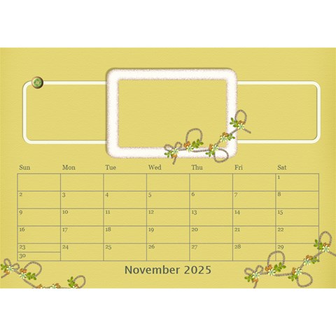 2025 Desktop Calendar 8 5x6 By Angel Nov 2025