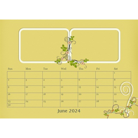 2024 Desktop Calendar 8 5x6 By Angel Jun 2024
