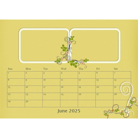 2025 Desktop Calendar 8 5x6 By Angel Jun 2025