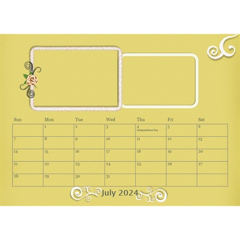 2024 Desktop Calendar 8 5x6 By Angel Jul 2024