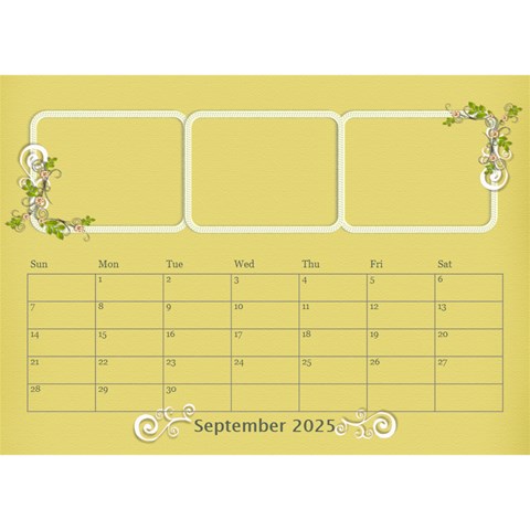 2025 Desktop Calendar 8 5x6 By Angel Sep 2025