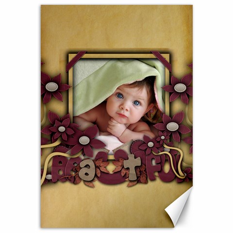 Beautiful By Amarie 11.88 x17.36  Canvas - 1