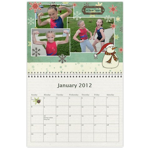 2012 Calendar 1 By Julia Jan 2012
