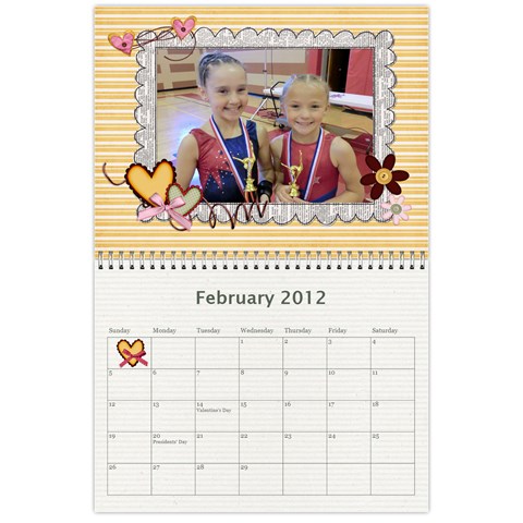 2012 Calendar 1 By Julia Feb 2012
