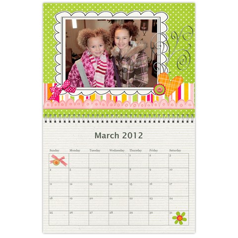 2012 Calendar 1 By Julia Mar 2012