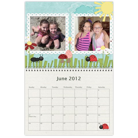 2012 Calendar 1 By Julia Jun 2012