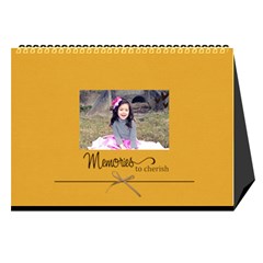 Desktop Calendar 8.5  x 6 : Memories to Cherish