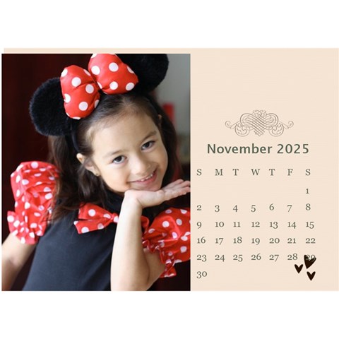 Desktop Calendar 8 5  X 6 : Memories To Cherish By Jennyl Nov 2025