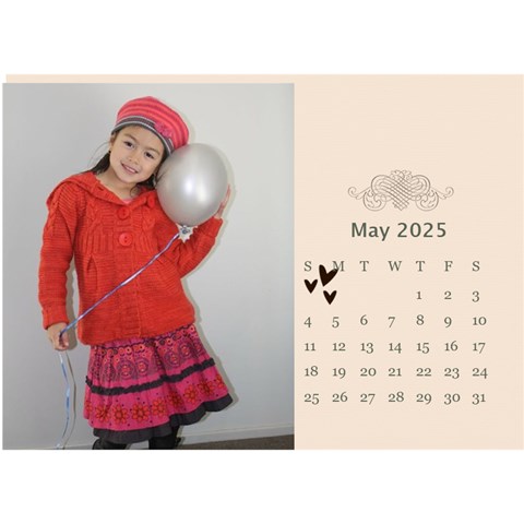 Desktop Calendar 8 5  X 6 : Memories To Cherish By Jennyl May 2025
