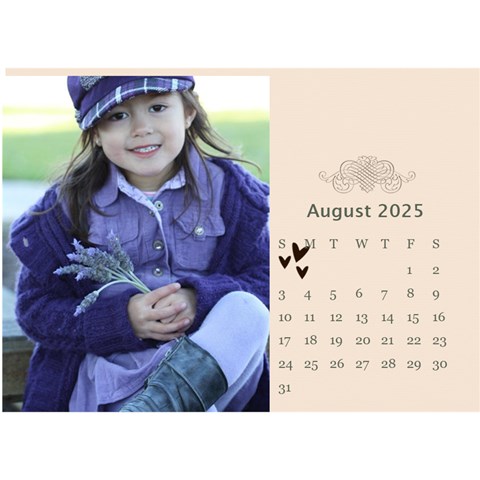Desktop Calendar 8 5  X 6 : Memories To Cherish By Jennyl Aug 2025