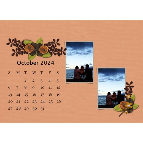 Desktop Calendar 8 5  X 6 : Love Of Family By Jennyl Oct 2024