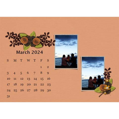 Desktop Calendar 8 5  X 6 : Love Of Family By Jennyl Mar 2024