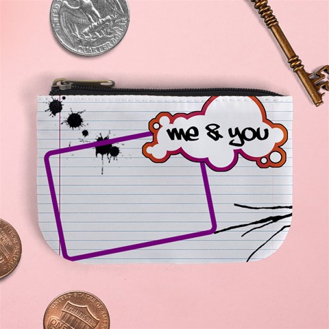 Mini Coin Purse Funky Alley 01 By Carol Front
