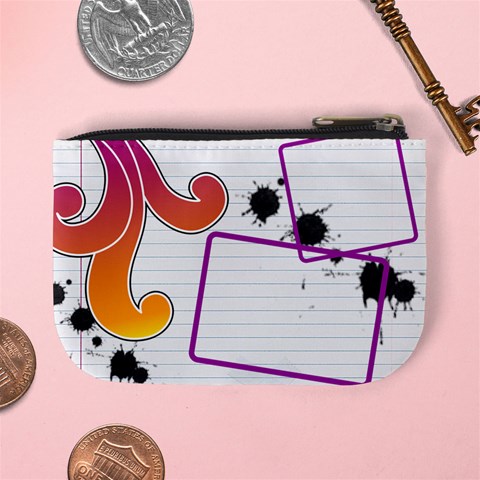 Mini Coin Purse Funky Alley 01 By Carol Back