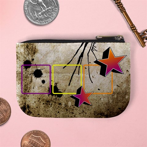 Mini Coin Purse Funky Alley 02 By Carol Back