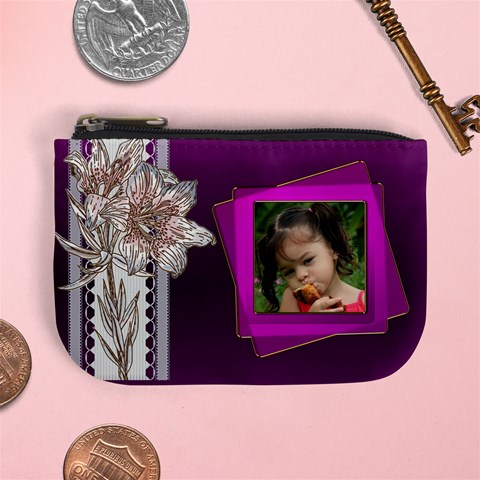 Lovely Lace Mini Coin Purse By Deborah Front