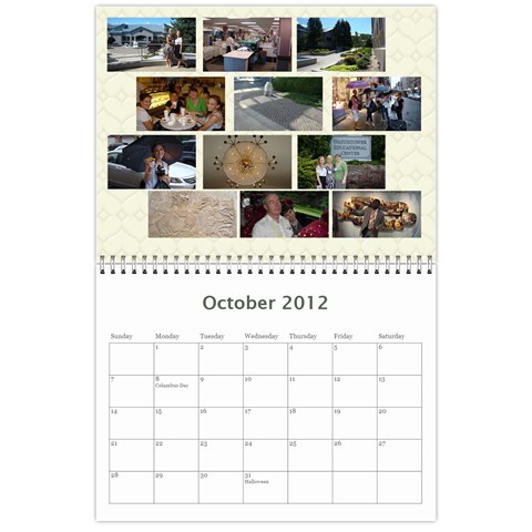  summer Of 2011 calendar By Laurel Oct 2012