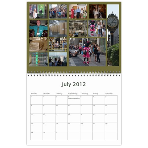  summer Of 2011 calendar By Laurel Jul 2012