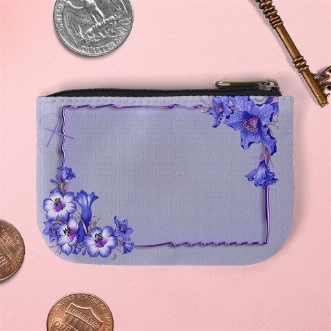 Flower Of My Heart Mini Coin Purse By Deborah Back