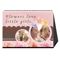 flower world - Desktop Calendar 8.5  x 6 