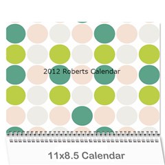 2012Roberts - Wall Calendar 11  x 8.5  (12-Months)