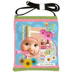 flower baby - Shoulder Sling Bag flower baby - Shoulder Sling Bag