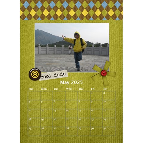 Desktop Calendar 6  X 8 5  : For The Boys By Jennyl May 2025