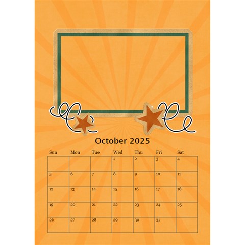 Desktop Calendar 6  X 8 5 : Cool Dude By Jennyl Oct 2025