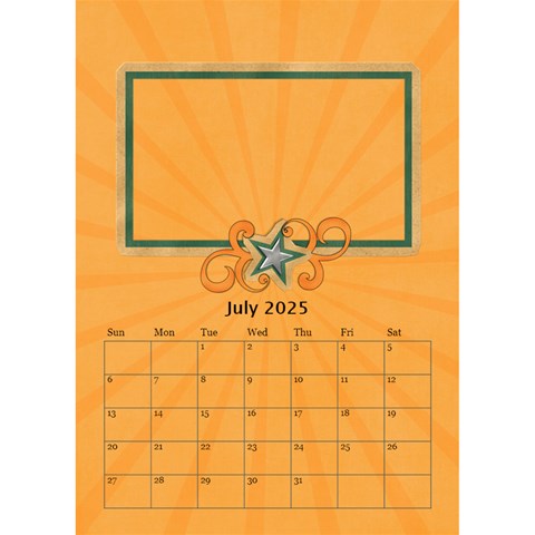 Desktop Calendar 6  X 8 5 : Cool Dude By Jennyl Jul 2025