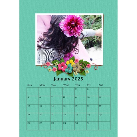 Desktop Calendar 6  X 8 5 : My Sweet Lil  Princess By Jennyl Jan 2025