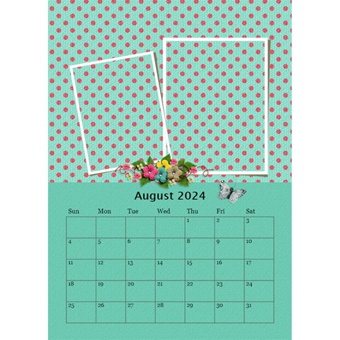 Desktop Calendar 6  X 8 5 : My Sweet Lil  Princess By Jennyl Aug 2024