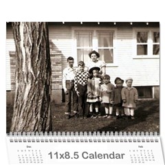 all dates calendar - Wall Calendar 11  x 8.5  (12-Months)