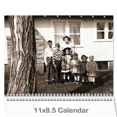 all dates calendar - Wall Calendar 11  x 8.5  (12-Months)