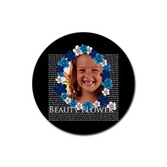 flower girls - Rubber Round Coaster (4 pack) flower girls - Rubber Round Coaster (4 pack)