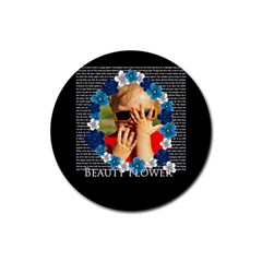 flower girls - Rubber Coaster (Round)