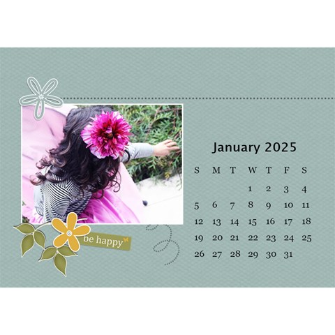 Desktop Calendar 8 5  X 6 : Simple Joys By Jennyl Jan 2025