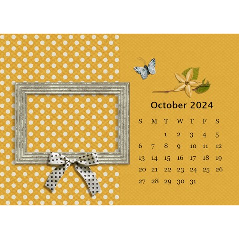 Desktop Calendar 8 5  X 6 : Simple Joys By Jennyl Oct 2024