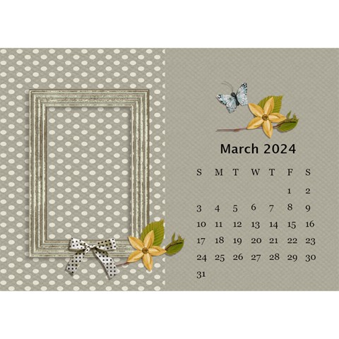 Desktop Calendar 8 5  X 6 : Simple Joys By Jennyl Mar 2024