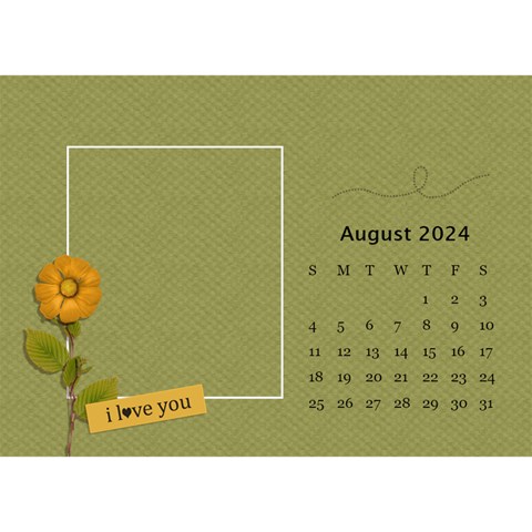 Desktop Calendar 8 5  X 6 : Simple Joys By Jennyl Aug 2024